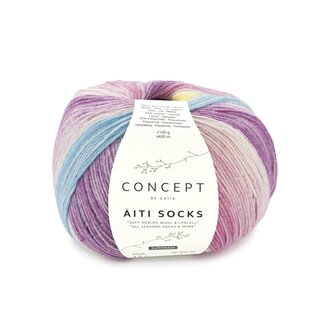 iti Socks & More 200 - Fuchsia-Trkis-Gelb