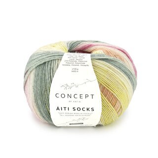 iti Socks & More 202 - Grn-Rostrot-Fuchsia