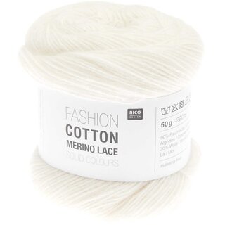 Fashion Cotton Merino Lace 01-creme