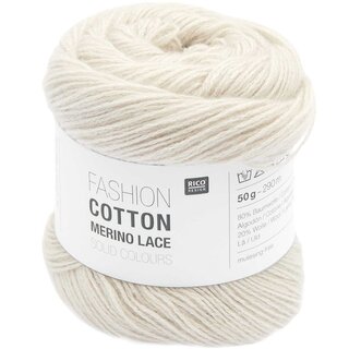 Fashion Cotton Merino Lace 02-natur