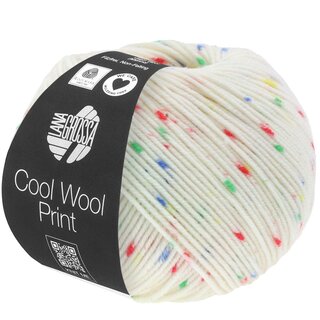 Cool Wool Print Rohwei/Rot/Grn/Blau/Gelb 801