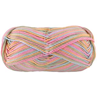 Cotone print 365-Pfirsich/Ros/Eisblau/Blassgrn