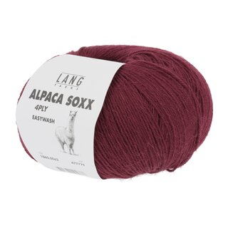 Alpaca Soxx 4-fach Weinrot 62