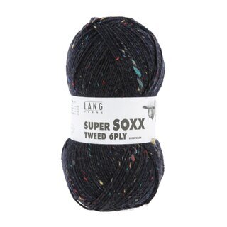 SUPER SOXX 6-FACh TWEED 25-nachtblau