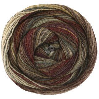 GOMITOLO INTENSO 234-Graubeige/Taupe/Rot-/Graubraun/Dunkelgrau/Grnbraun/Dunkelpetrol