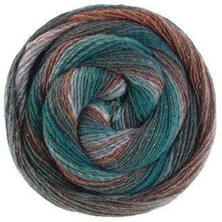 Gomitolo Gala 4036-Marone/Petrolgrn/Seegrn/Graugrn/Hellgrau