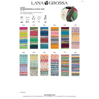 LANDLUST DIE SOCKENWOLLE 150g 6-Fach