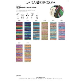 LANDLUST DIE SOCKENWOLLE 150g 6-Fach