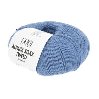 Alpaca Soxx Tweed 121-himmelblau