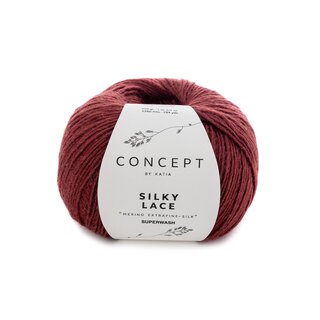 Silky Lace Weinrot 176