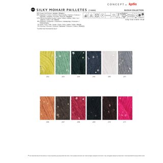 SILKY MOHAIR PAILLETTES