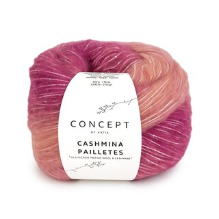 CASHMINA PAILLETTES 102-Ros�-Brombeer