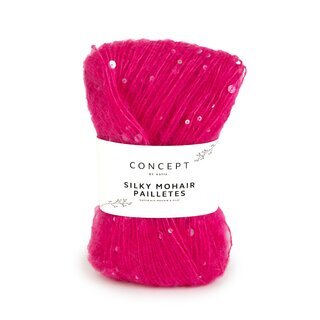 SILKY MOHAIR PAILLETTES 211-Pink